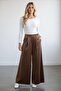 Women's Pleated Suede Pants - 4