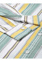 Men Green Striped Shirt - 3