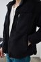 Velvet Pocket Detailed Lined Plush Coat Ag-K86076Wyz - 4