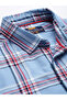 Men Blue Checked Regular Fit Shirt - 2