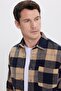 Men's Regular Fit Comfortable Cut Winter Plaid Lumberjack Shirt