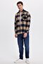 Men's Regular Fit Comfortable Cut Winter Plaid Lumberjack Shirt - 4