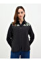 Embroidered Shoulder Black Shirt - 5