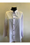 Cheapest White Long Sleeve Chef Jacket / Cooking Shirt with Black Buttons Unisex Model