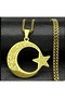 Faja Elegant Gold and Silver Moon Necklaces with Starfish Charms - for Women and Men - 3