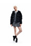 Hooded Water Repellent Puffer Coat with Long Sleeves and Zipper Pockets - 2