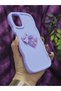 Samsung Galaxy A06 Compatible Heart and Ribbon Star Glitter Lilac Phone Case - 4