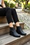 7932 Comfortable Buckle Detailed Non-Slip Sole Warm Lining Women's Boots - 3