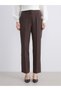 Vizyon New Season High Waist Cigarette Pleated Women's Trousers - 3