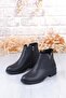 16042 Comfortable Buckle Detailed Anti-Slip Sole Warm Lining Women's Boots - 5