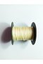 1 mm 50 Meters Oyster Cream Color Waxed Cord Horsehair Leather Sewing Necklace Jewelry Design Bracelet Cord - 5