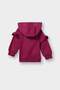 Heart Patterned Hooded Zippered Sweatshirt Baby Girl G1632A525Wn - 3