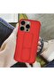 iPhone 16 Pro Case with Finger Grip and Magnetic Kickstand (Red) - 7