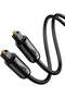 Optical Digital Audio Fiber Cable Toslink SPDIF 1.5 m - Black - 4