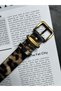 2-Piece Hard Oval Rectangular Pattern Women's Antique Vintage Buckle Belt Coat Belt Dress Pants Belt - 2