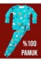 Long Sleeve Patterned Children's Pajama Set # Printed Children's Pajama Set # Laundry Garden # Christmas Patterned Pajamas - 2