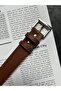 Lyric Square Patterned Women's Silver Buckle Belt Jacket Belt Dress Belt Trouser Belt - 3