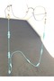 Blue beaded eyeglass cord/chain - 3