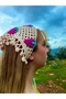 Strawberry Patterned Hand Knitted Bandana - 3