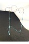 Blue beaded eyeglass cord/chain - 2