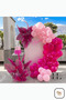20 Pieces Fuchsia Balloon Background Balloon Birthday Decoration - 3