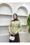 سترة قصيرة بنمط عرقي مع أربطة