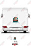 We Are Not in the Order, We Are in the Nature Written Caravan Sticker Decal