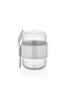 Qlux Ideas Bpa Free Yogurt Muesli Oat Corn Flakes Fruit Salad Meal Container 200+200 ml L-00964
