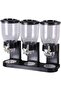 Cereal Dispenser Classic Dry Food Container, 2Litre Kitchen Storage Dispenser Thrible Black - 4