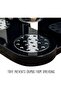 Cereal Dispenser Classic Dry Food Container, 3.5Litre Kitchen Storage Dispenser Double Black - 5