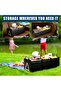 80L Car Trunk Organizer with 3 Compartments, Foldable Design, 30kg Load & Mesh Pockets - 3