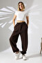 Women's 3-Thread Elasticated Leg Adjustable Sweatpants 22135