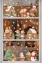 New Year Glass Sticker Set |   Large Size Family & Christmas House Themed 80+ Piece Double-Sided Window Ornament - 2