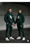 3 İplik Winter Ny B Printed Bottom and Top Set Couple Combination – Unisex Tracksuit Set