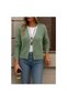 New Season Long Sleeve Button Detailed Women's Knitwear Cardigan Js2008