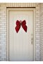 Christmas Tree Ornament Red Bow Christmas Door Ornament - 2