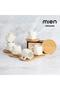 Durable Bamboo Plate Cornered Porcelain Cup Set for 6 People -23408