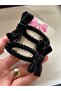 Snap Buckle with Bow Detail Covered in Velvet Ribbon - 2