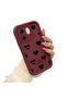 Infinix Smart 9 Compatible Silicone Material Shockproof Simple Claret Red Color Case - 3