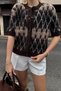 Baklava Textured Buttoned Knit Cardigan - 4