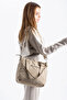Women's Satin Fabric Adjustable Crossbody Hand & Shoulder Bag - 4