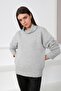 A.Grey Turtleneck Cashmere Long Sleeve Women's Knitwear Sweater