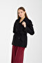 Calina Black Regular Fit Premium Cashmere Jacket - 6