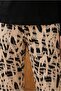 Long Sleeve Viscose Pajama Set Lace Detail Comfortable Casual Sleepwear Set - 4