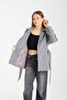 Calina Gray Regular Fit Premium Cashmere Jacket - 4