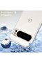 Clear Case for Google Pixel 10 Pro XL with 2 Screen Protectors - TPU Gel Soft Silicone - 5
