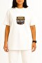 Oversized Crossfit Chest Printed Unisex T-Shirt - 2