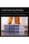 Stackable Transparent Plastic Shoe Storage Box with Lid 12pcs - 4