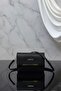 Women's Black Flat Crossbody Hand & Shoulder Bag 381 - 3