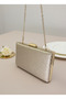 Gold Gold Dore Color Matte Anti-Scratch Leather Stone Handle Wedding Engagement Graduation - 6